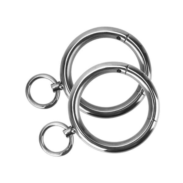 Slave Role Play Metal Handcuff Adult Games Restraint Bondage Wrist Ankle Cuff Stainless Steel Neck Collar Sex Toys For Women Men