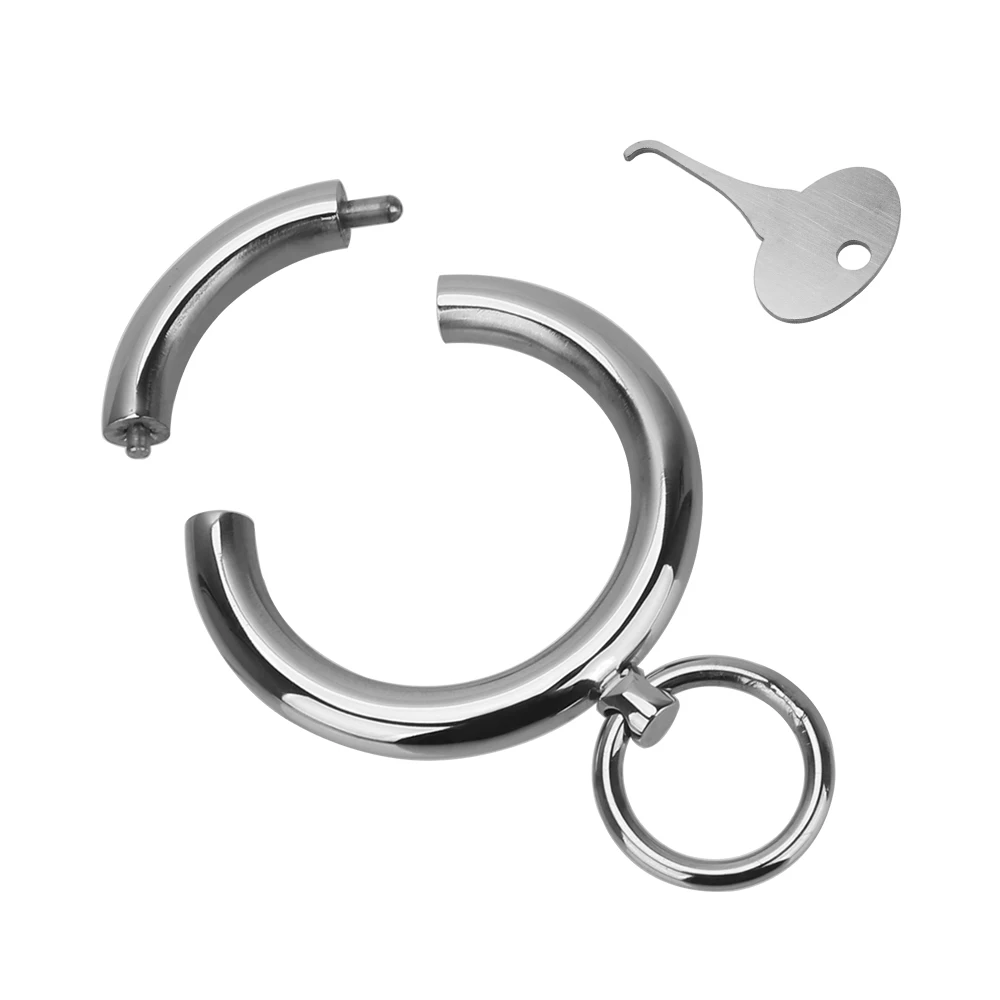 Slave Role Play Metal Handcuff Adult Games Restraint Bondage Wrist Ankle Cuff Stainless Steel Neck Collar Sex Toys For Women Men