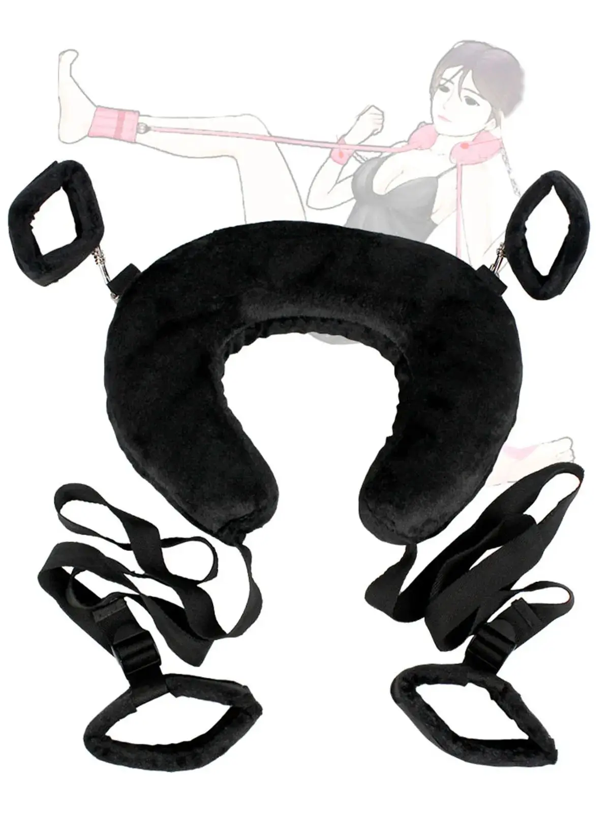 Bed BDSM Sex Toys Handcuff for Couple Women Adjustable Bed Restraints Sex Bondage Set Soft Wrist Ankle Cuff Erotic Adult SM Toys Bed BDSM Sex Toys Handcuff for Couple Women Adjustable Bed Restraints Sex Bondage Set Soft Wrist Ankle Cuff Erotic Adult SM Toys