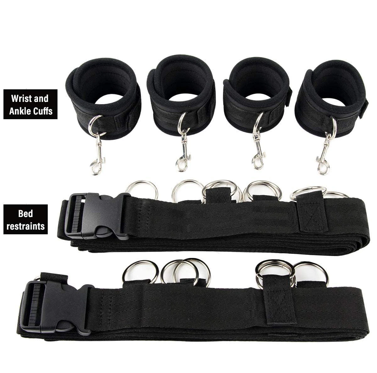 Bed BDSM Sex Toys Handcuff for Couple Women Adjustable Bed Restraints Sex Bondage Set Soft Wrist Ankle Cuff Erotic Adult SM Toys Bed BDSM Sex Toys Handcuff for Couple Women Adjustable Bed Restraints Sex Bondage Set Soft Wrist Ankle Cuff Erotic Adult SM Toys