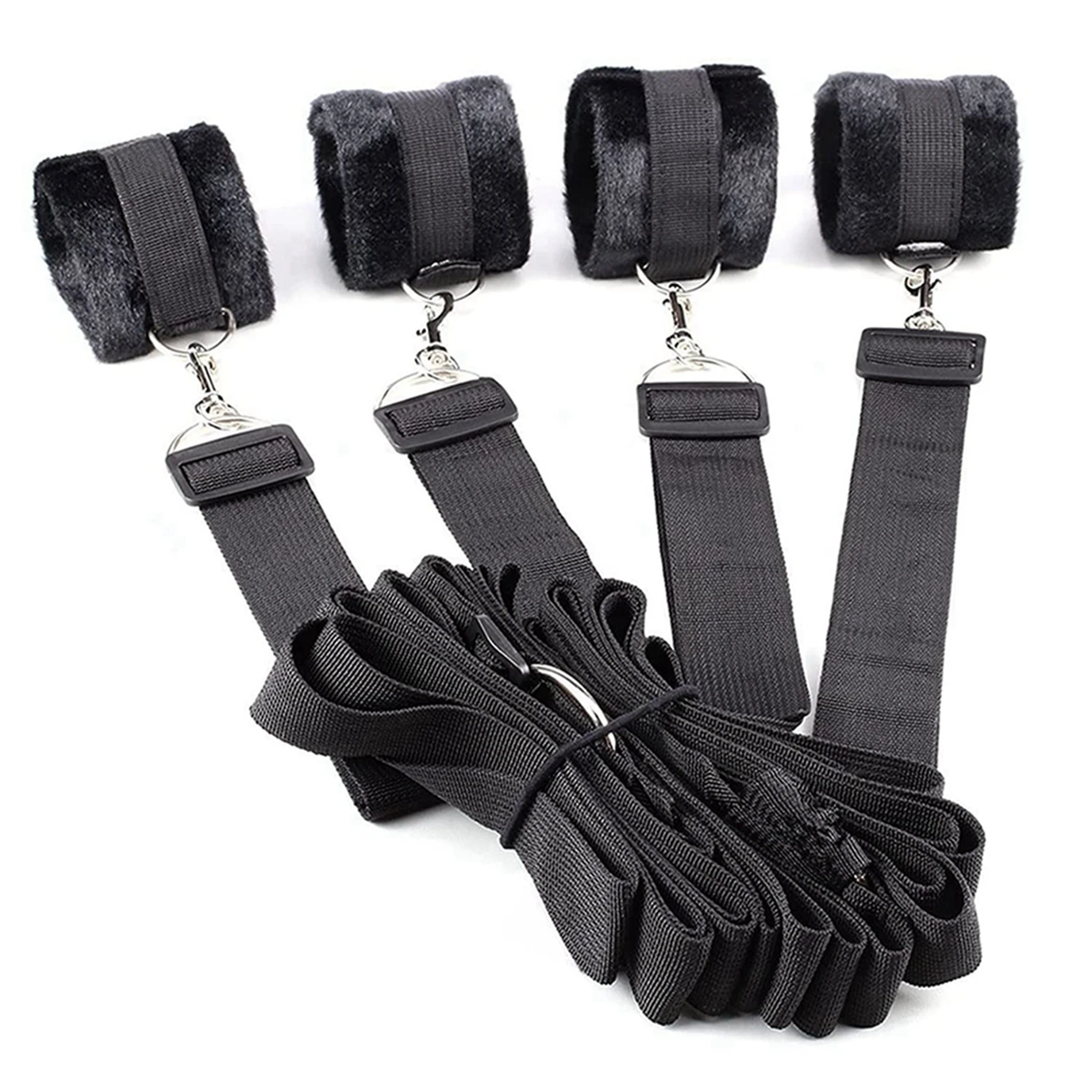 Bed BDSM Sex Toys Handcuff for Couple Women Adjustable Bed Restraints Sex Bondage Set Soft Wrist Ankle Cuff Erotic Adult SM Toys Bed BDSM Sex Toys Handcuff for Couple Women Adjustable Bed Restraints Sex Bondage Set Soft Wrist Ankle Cuff Erotic Adult SM Toys