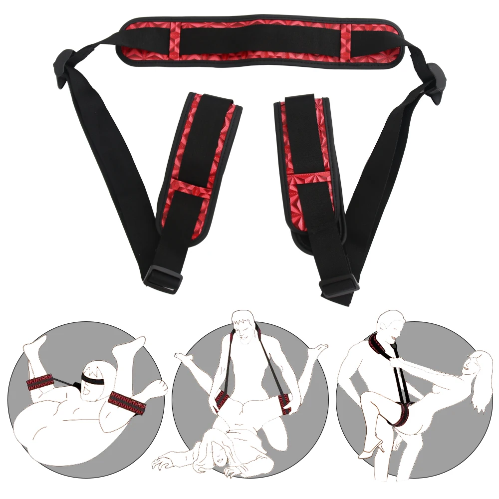 Bed BDSM Sex Toys Handcuff for Couple Women Adjustable Bed Restraints Sex Bondage Set Soft Wrist Ankle Cuff Erotic Adult SM Toys Bed BDSM Sex Toys Handcuff for Couple Women Adjustable Bed Restraints Sex Bondage Set Soft Wrist Ankle Cuff Erotic Adult SM Toys