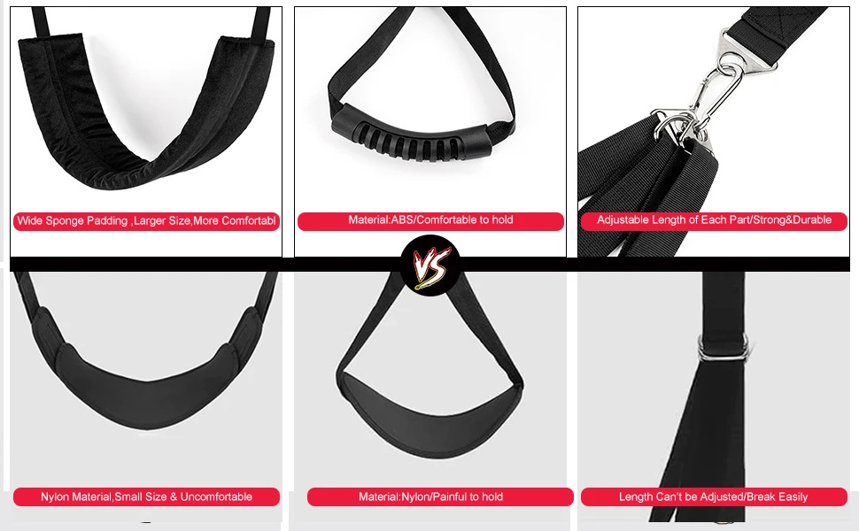5 in 1 Sex Sling Swings BDSM Bondage Hangmat Kit Door Swing Hammock Womens Wrist and Thigh Ankle Sex Restraints Adults Toy