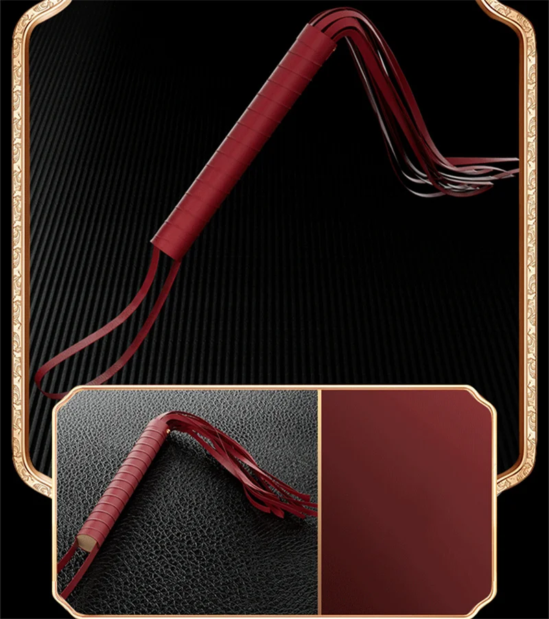 Bondage PU Leather Dog Slave Collar Wrist Ankle Cuffs Mouth Plug Eye Mask Nipples Clips Feather Whip Flogger Sex Toys For Women Bondage PU Leather Dog Slave Collar Wrist Ankle Cuffs Mouth Plug Eye Mask Nipples Clips Feather Whip Flogger Sex Toys For Women