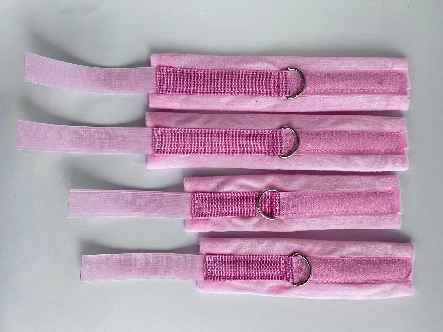 Sex Bandage Soft Nylon Bed Belt Set BDSM Adjustable Wrist Erotico Adult Bed Game Cuff Band Suitable for Wrists and Ankle Fetish