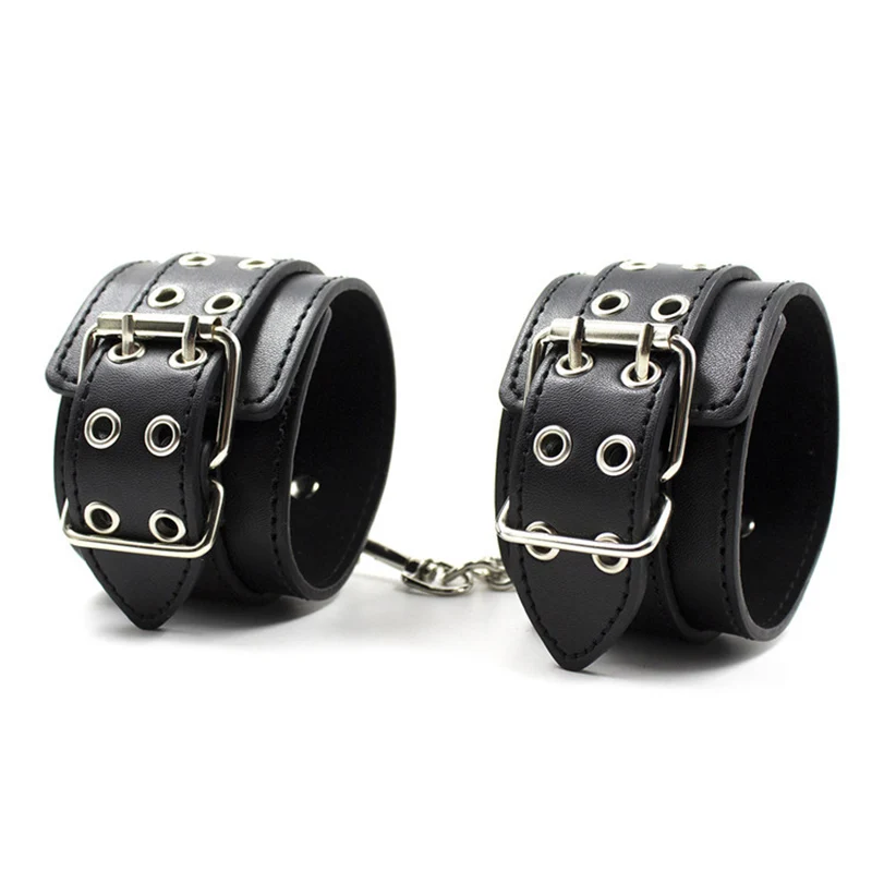 Bdsm Leather Bondage Slave Fetish Wrist Handcuffs Ankle Shackles Adjustable Restraint Sex Cuff Belt Sex Toys Exotic Accessories Bdsm Leather Bondage Slave Fetish Wrist Handcuffs Ankle Shackles Adjustable Restraint Sex Cuff Belt Sex Toys Exotic Accessories