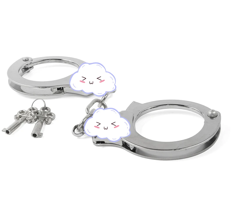Stainless Metal Handcuffs SM Ankle Cuffs Slave BDSM Bondage Wrist Training Punishment Restraints Hand Cuffs Sex Toys For Couples