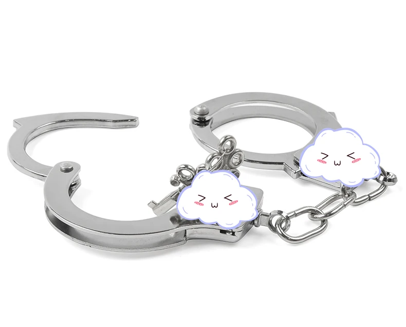 Stainless Metal Handcuffs SM Ankle Cuffs Slave BDSM Bondage Wrist Training Punishment Restraints Hand Cuffs Sex Toys For Couples
