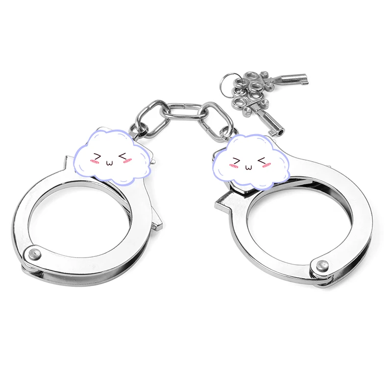 Stainless Metal Handcuffs SM Ankle Cuffs Slave BDSM Bondage Wrist Training Punishment Restraints Hand Cuffs Sex Toys For Couples