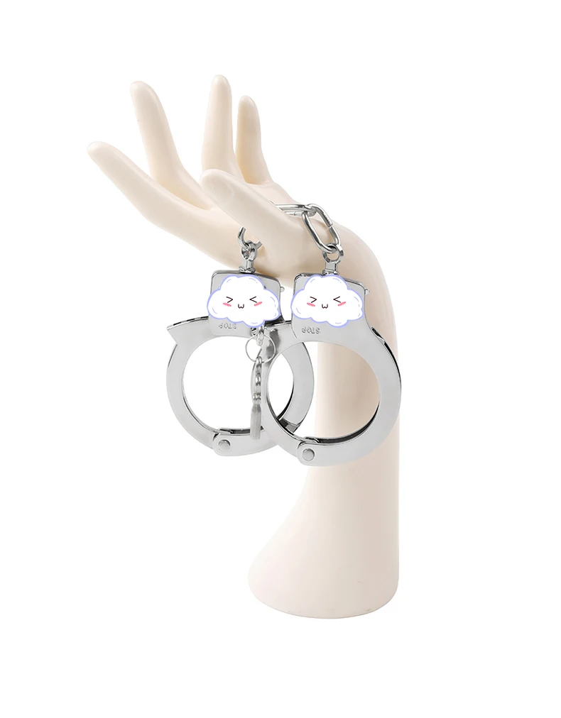 Stainless Metal Handcuffs SM Ankle Cuffs Slave BDSM Bondage Wrist Training Punishment Restraints Hand Cuffs Sex Toys For Couples
