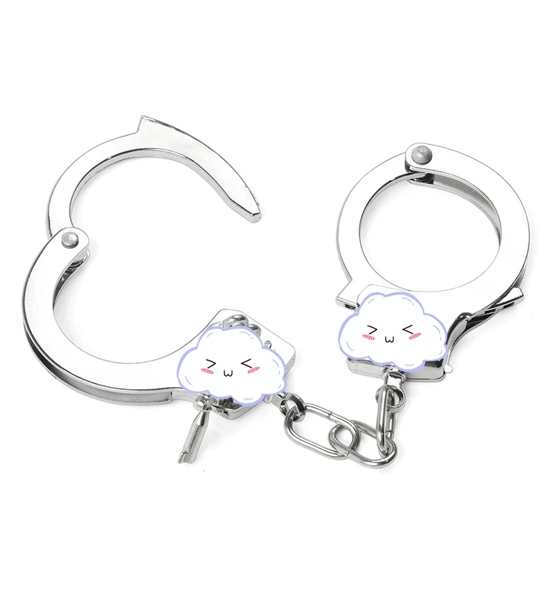 Stainless Metal Handcuffs SM Ankle Cuffs Slave BDSM Bondage Wrist Training Punishment Restraints Hand Cuffs Sex Toys For Couples