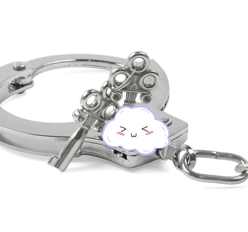 Stainless Metal Handcuffs SM Ankle Cuffs Slave BDSM Bondage Wrist Training Punishment Restraints Hand Cuffs Sex Toys For Couples