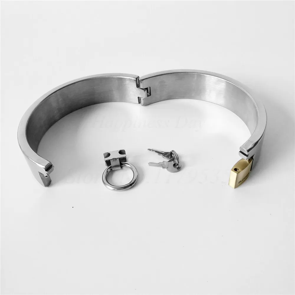 Stainless Steel Slave Neck Collar Handcuff Wrist Ankle Cuffs Bdsm Fetish Sex Bondage Restraint Adult Game Sex Toys For Couples Stainless Steel Slave Neck Collar Handcuff Wrist Ankle Cuffs Bdsm Fetish Sex Bondage Restraint Adult Game Sex Toys For Couples