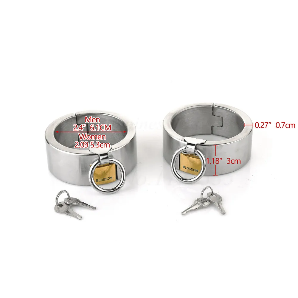 Stainless Steel Slave Neck Collar Handcuff Wrist Ankle Cuffs Bdsm Fetish Sex Bondage Restraint Adult Game Sex Toys For Couples Stainless Steel Slave Neck Collar Handcuff Wrist Ankle Cuffs Bdsm Fetish Sex Bondage Restraint Adult Game Sex Toys For Couples