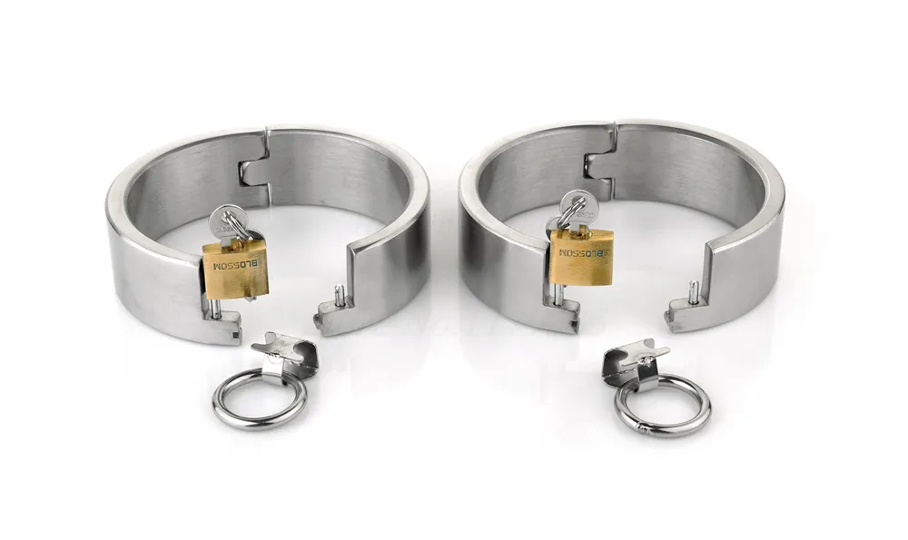 Stainless Steel Slave Neck Collar Handcuff Wrist Ankle Cuffs Bdsm Fetish Sex Bondage Restraint Adult Game Sex Toys For Couples Stainless Steel Slave Neck Collar Handcuff Wrist Ankle Cuffs Bdsm Fetish Sex Bondage Restraint Adult Game Sex Toys For Couples
