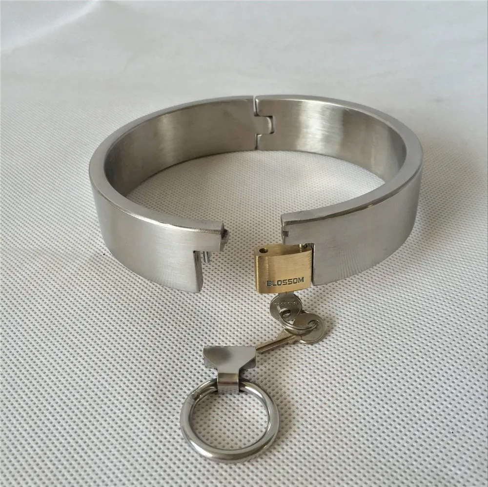 Stainless Steel Slave Neck Collar Handcuff Wrist Ankle Cuffs Bdsm Fetish Sex Bondage Restraint Adult Game Sex Toys For Couples Stainless Steel Slave Neck Collar Handcuff Wrist Ankle Cuffs Bdsm Fetish Sex Bondage Restraint Adult Game Sex Toys For Couples