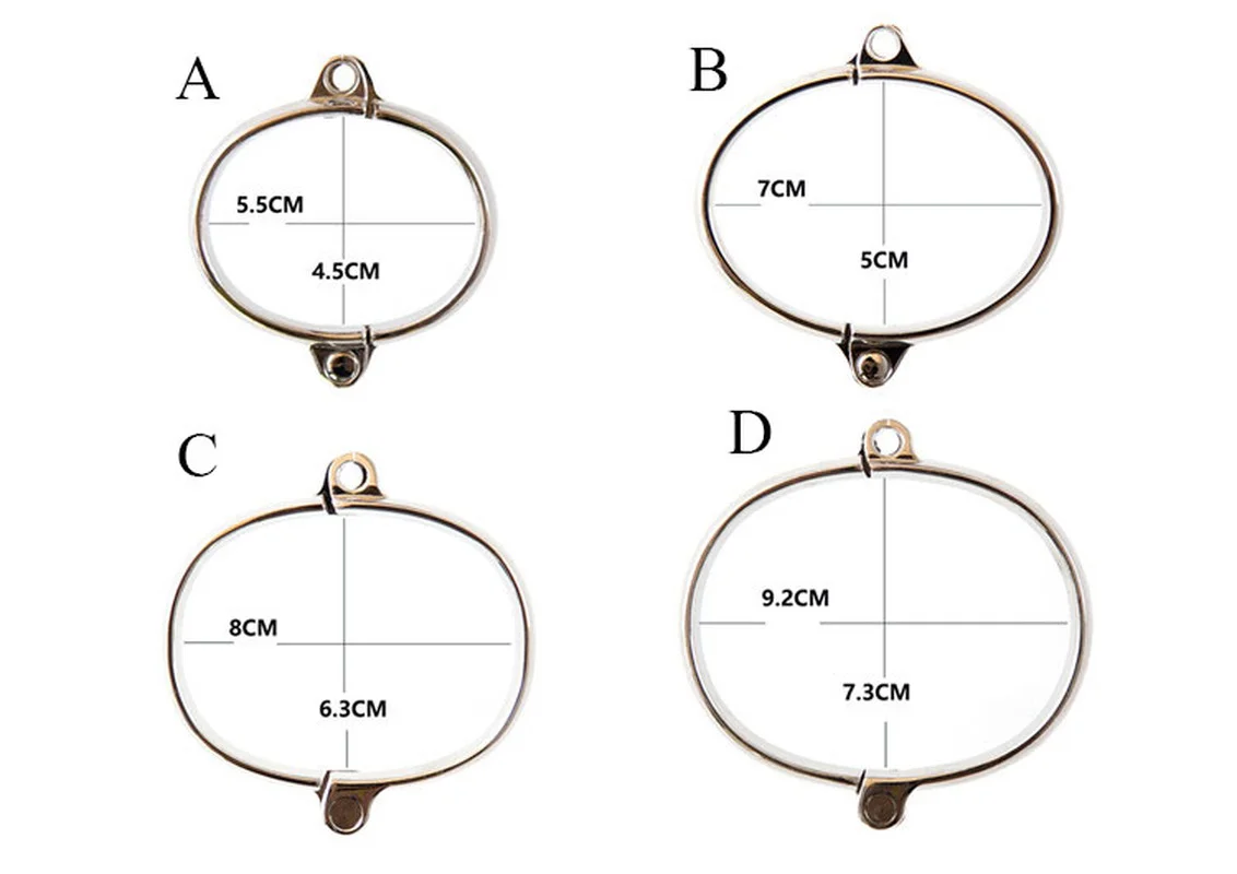 Stainless Steel Restraint Handcuff Shackle Ankle Wrist Cuffs Padlock BDSM Slave Restraint Fantasy Sexy Game Sex Toys for Couples