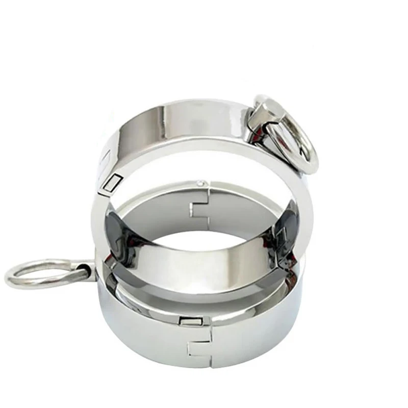 Iron Handcuffs Metal Ankle Wrist Cuff Restraints Fetish Slave BDSM Bondage Erotic Products Sexyshop Adult Games Sex Toys For Two