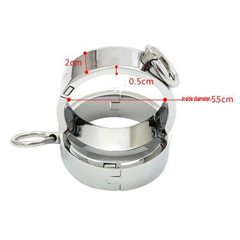 Iron Handcuffs Metal Ankle Wrist Cuff Restraints Fetish Slave BDSM Bondage Erotic Products Sexyshop Adult Games Sex Toys For Two