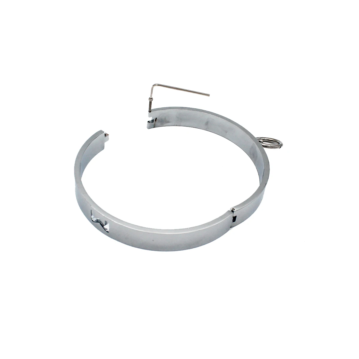 Metal Handcuffs Wrist Ankle Cuffs Locking Neck Collar Posturte Slave Bondage SM Spreader Bar Shackles Adult Sex Toys Men Women