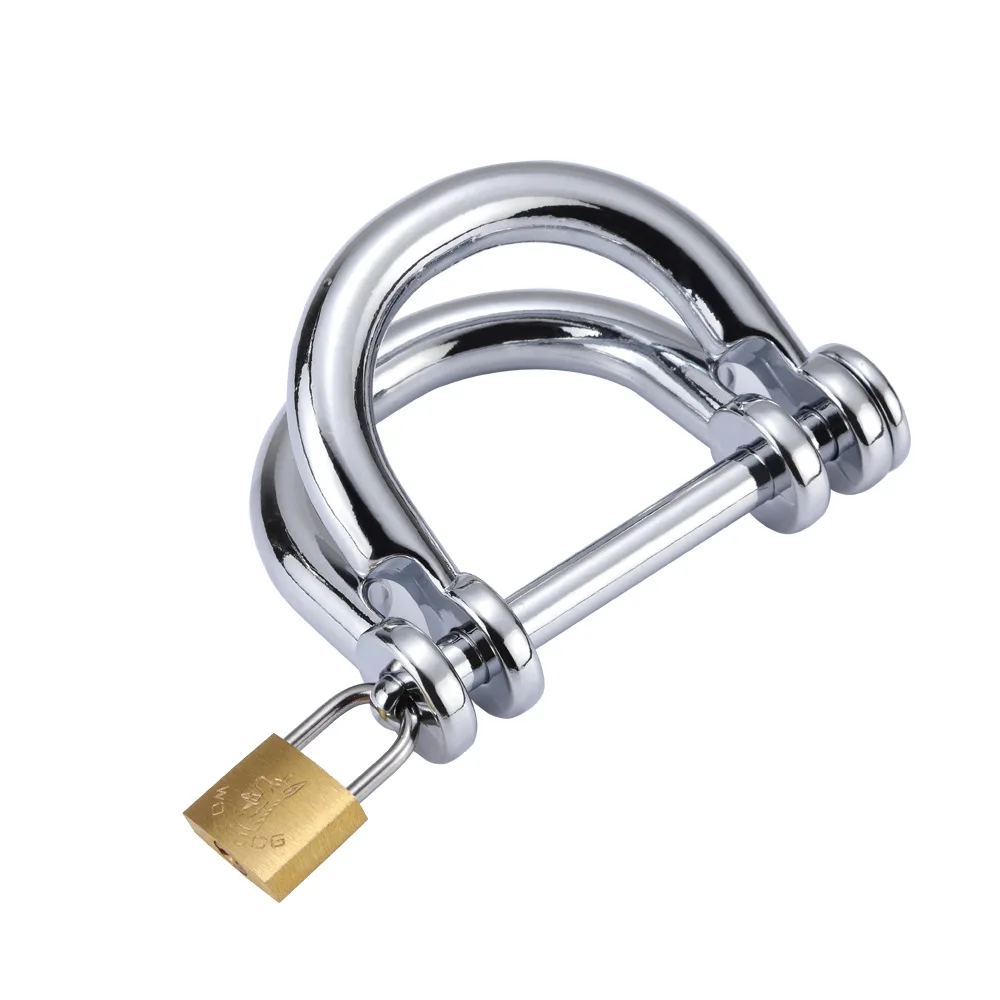 Metel Handcuffs Wrist Ankle Cuffs Slave Lockable Chain Roleplay Toy BDSM Slave Stainless Steel Shackles SM Sex Shop