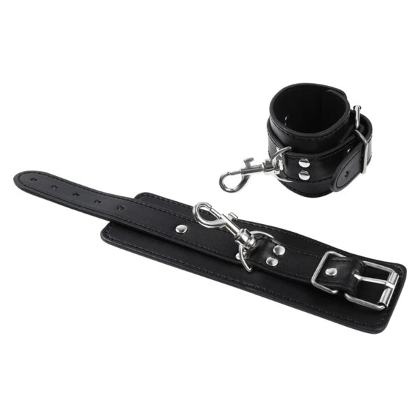 High Quality Adjustable Leather Handcuffs Wrist Ankle Cuffs Bdsm Bondage Restraints Fetish Erotic Adult Games Sex Toys sexshop
