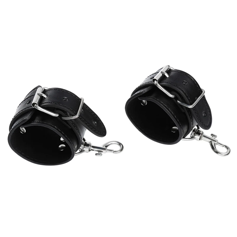 High Quality Adjustable Leather Handcuffs Wrist Ankle Cuffs Bdsm Bondage Restraints Fetish Erotic Adult Games Sex Toys sexshop