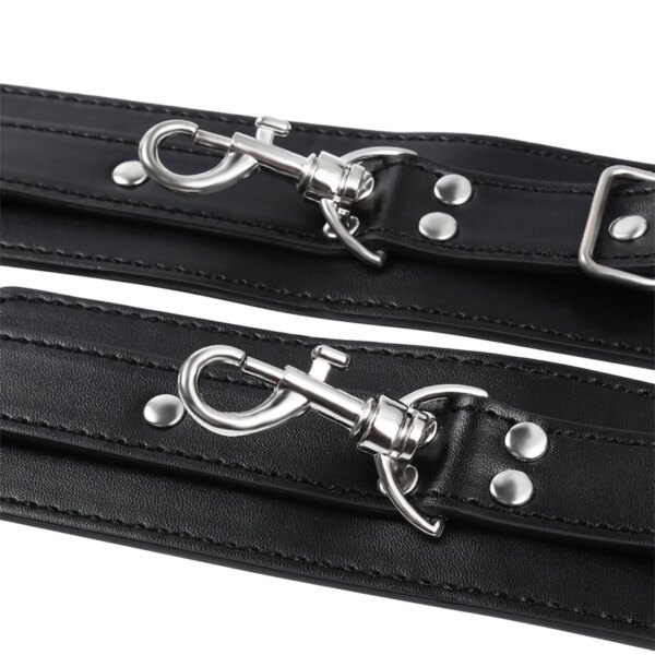 High Quality Adjustable Leather Handcuffs Wrist Ankle Cuffs Bdsm Bondage Restraints Fetish Erotic Adult Games Sex Toys sexshop