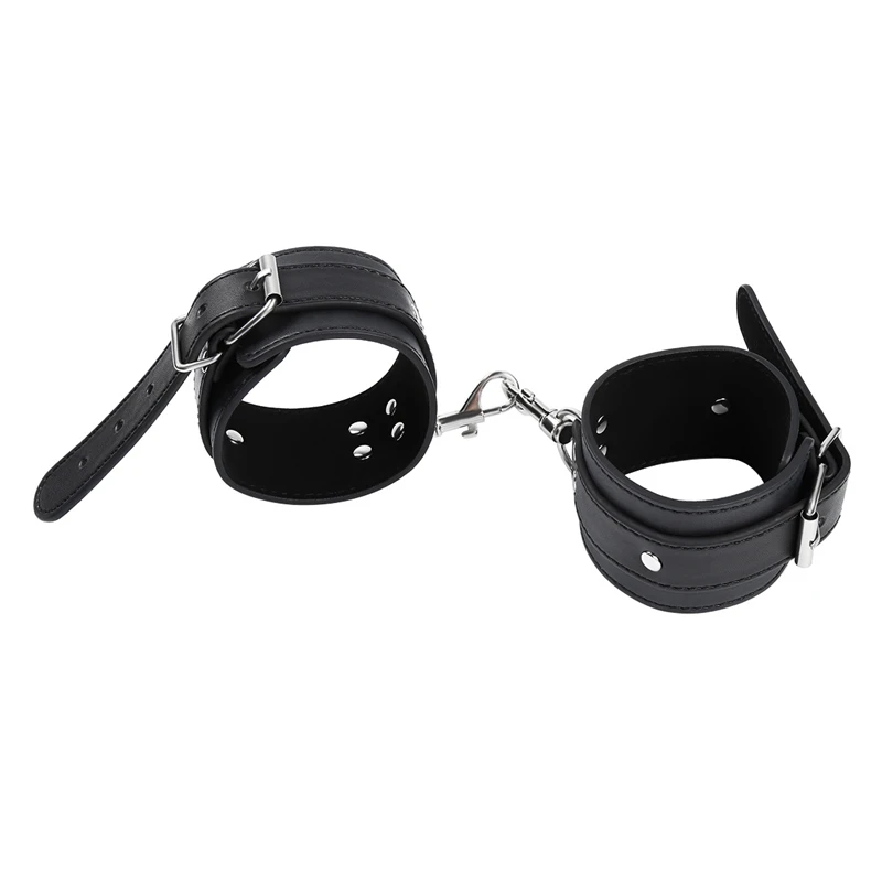 High Quality Adjustable Leather Handcuffs Wrist Ankle Cuffs Bdsm Bondage Restraints Fetish Erotic Adult Games Sex Toys sexshop