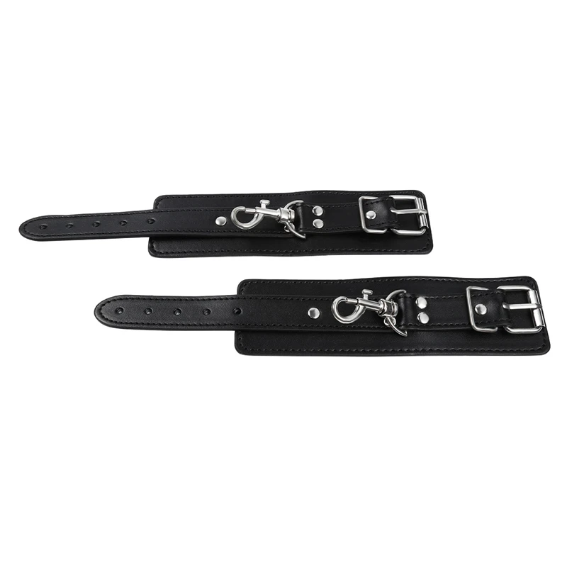 High Quality Adjustable Leather Handcuffs Wrist Ankle Cuffs Bdsm Bondage Restraints Fetish Erotic Adult Games Sex Toys sexshop