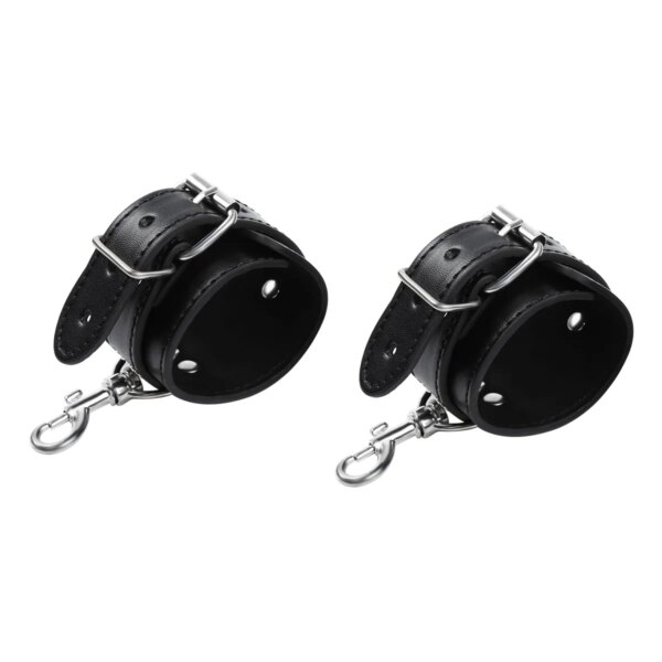 High Quality Adjustable Leather Handcuffs Wrist Ankle Cuffs Bdsm Bondage Restraints Fetish Erotic Adult Games Sex Toys sexshop