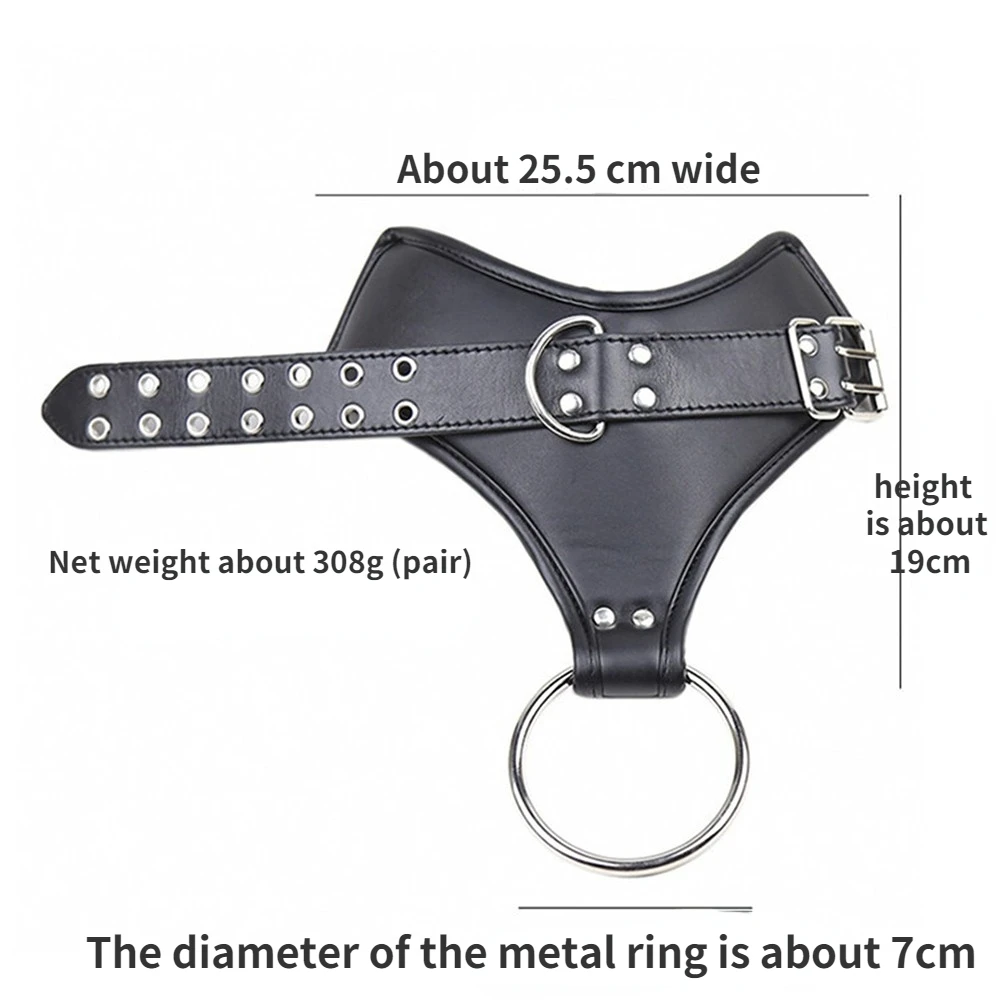 Sex Leather Ankle Wrist Suspension Cuffs Restraint BDSM Bondage Strap Keep Suspended Hanging Handcuffs for Adult Product Erotic