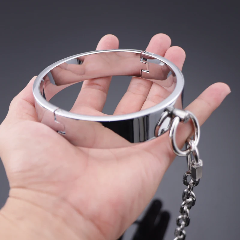 Metal Lock Shackles Female Male Handcuff Metal Ankle Cuffs Wrist Cuff For Couple BDSM Bondage Restraints Adult Game Sex Toys 18+