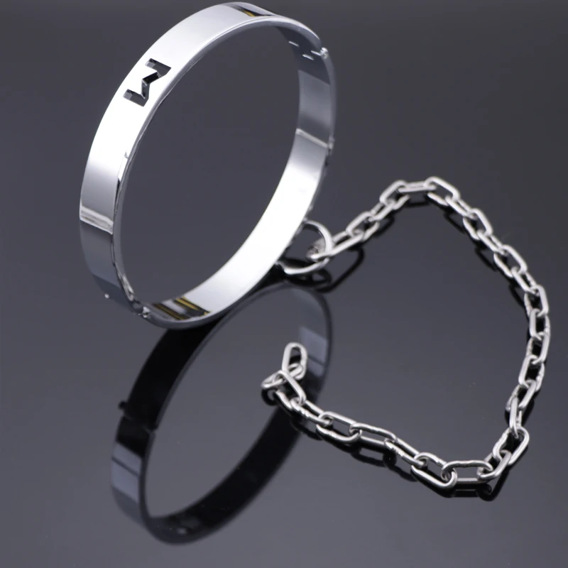 Metal Lock Shackles Female Male Handcuff Metal Ankle Cuffs Wrist Cuff For Couple BDSM Bondage Restraints Adult Game Sex Toys 18+