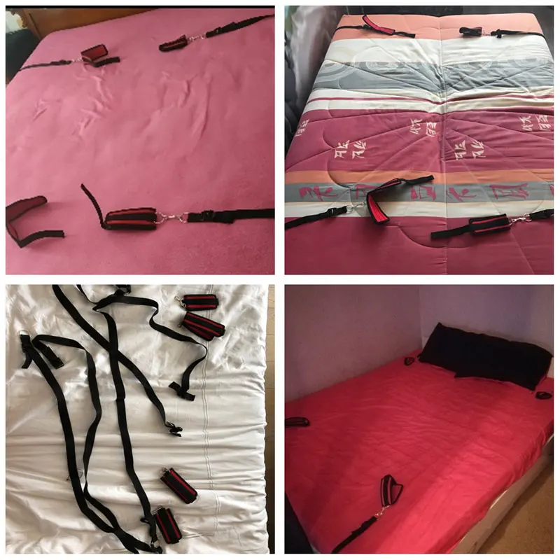 Nylon Sex Toys For Adults Women Bdsm Bondage Restraint System Handcuffs Wrists Ankle Cuffs Erotic Accessories