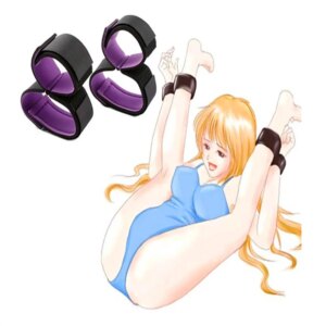 BDSM Sex Restraints Nylon Straps Female Fetish Ankle to Wrist Cuffs Bondage Leg Cuff for Couple Flirting Sex Tool