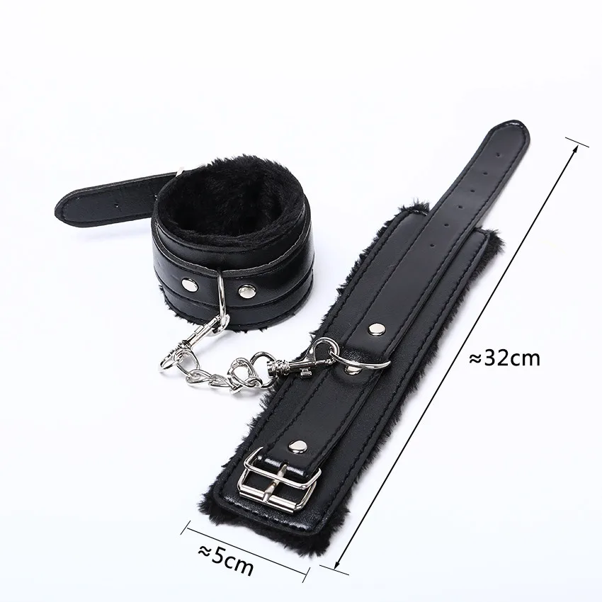 Sex Toys For Women Couples Handscuff Neck Ankle Cuffs BDSM Bondage Restraints Slave Straps Adult Games Erotic Sexy Accessories