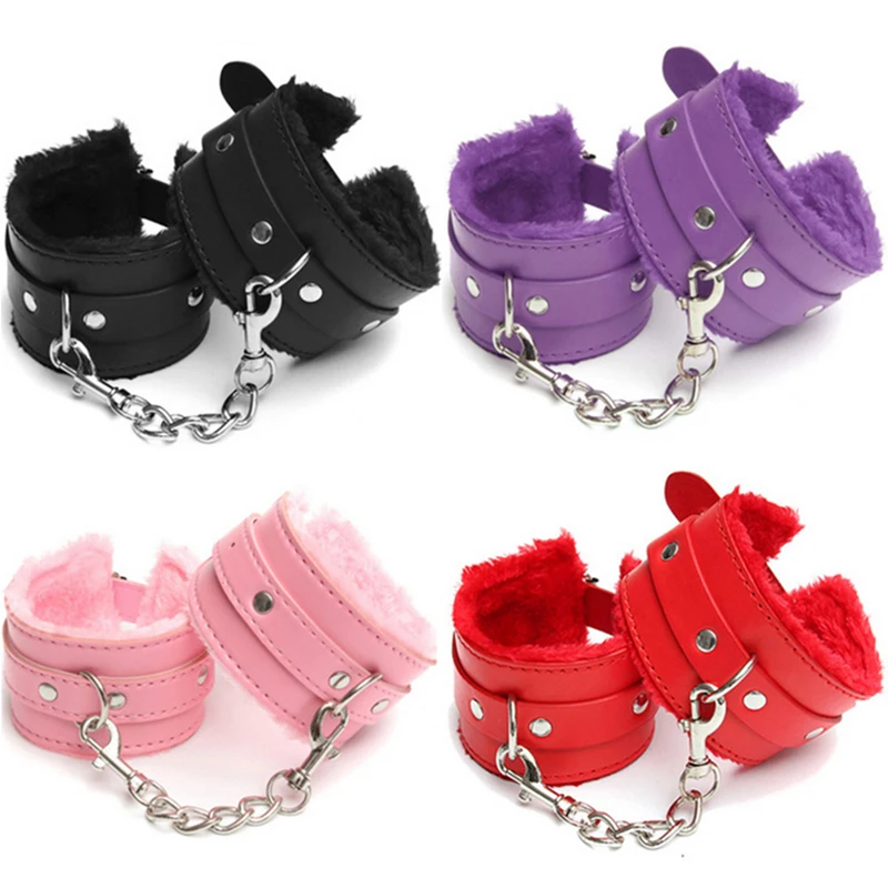Sex Toys For Women Couples Handscuff Neck Ankle Cuffs BDSM Bondage Restraints Slave Straps Adult Games Erotic Sexy Accessories