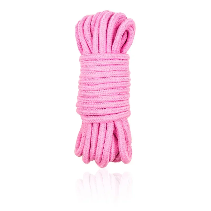 2023 New 10M Sex Slave Bondage Rope Soft Cotton Knitted Rope BDSM Restraint Man Adult Play Bondage Rope Role Play Sex Toy 2023 New 10M Sex Slave Bondage Rope Soft Cotton Knitted Rope BDSM Restraint Man Adult Play Bondage Rope Role Play Sex Toy