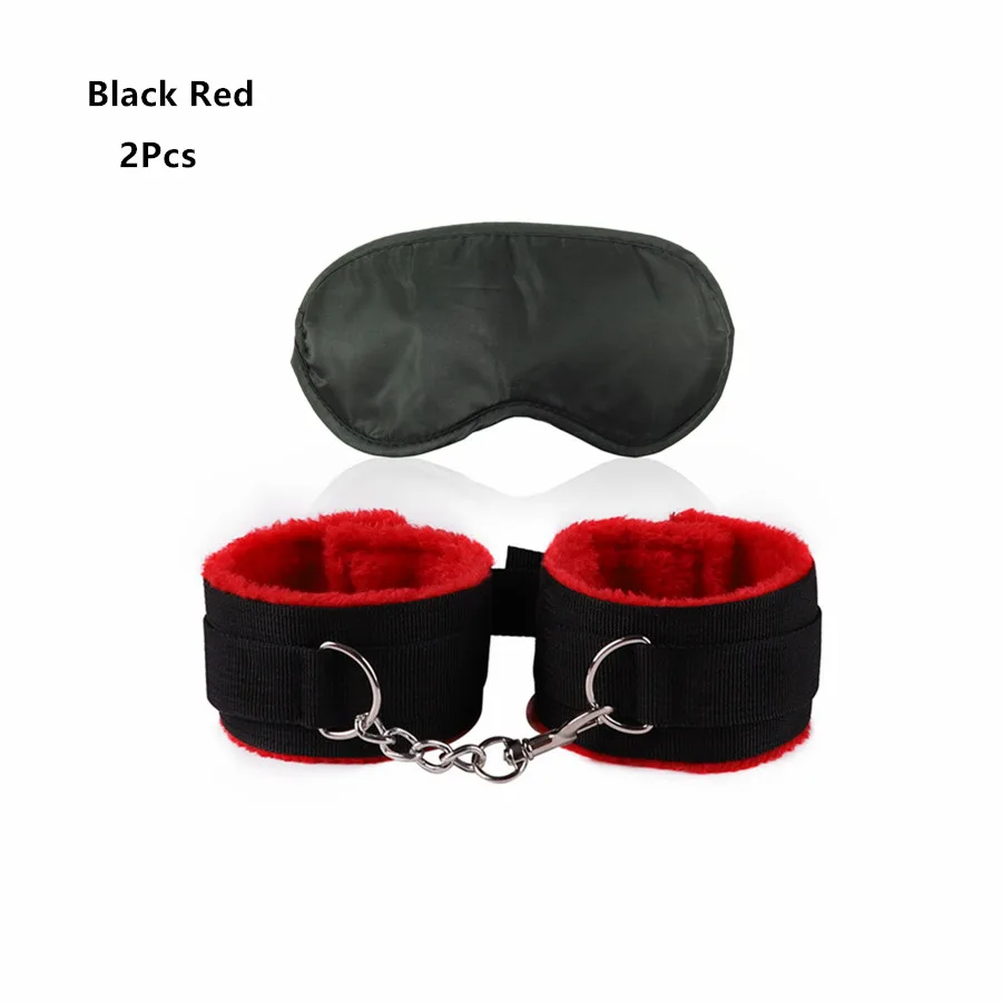 Adjustable Bondage Handcuffs with Blindfold for Sex to Men Women Couples Bdsm Slave Role Play Restraints Flirt Erotic Accessory