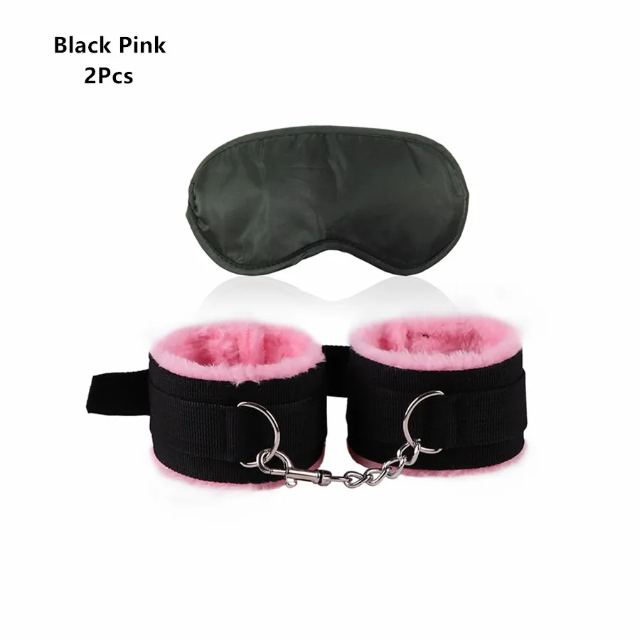Adjustable Bondage Handcuffs with Blindfold for Sex to Men Women Couples Bdsm Slave Role Play Restraints Flirt Erotic Accessory