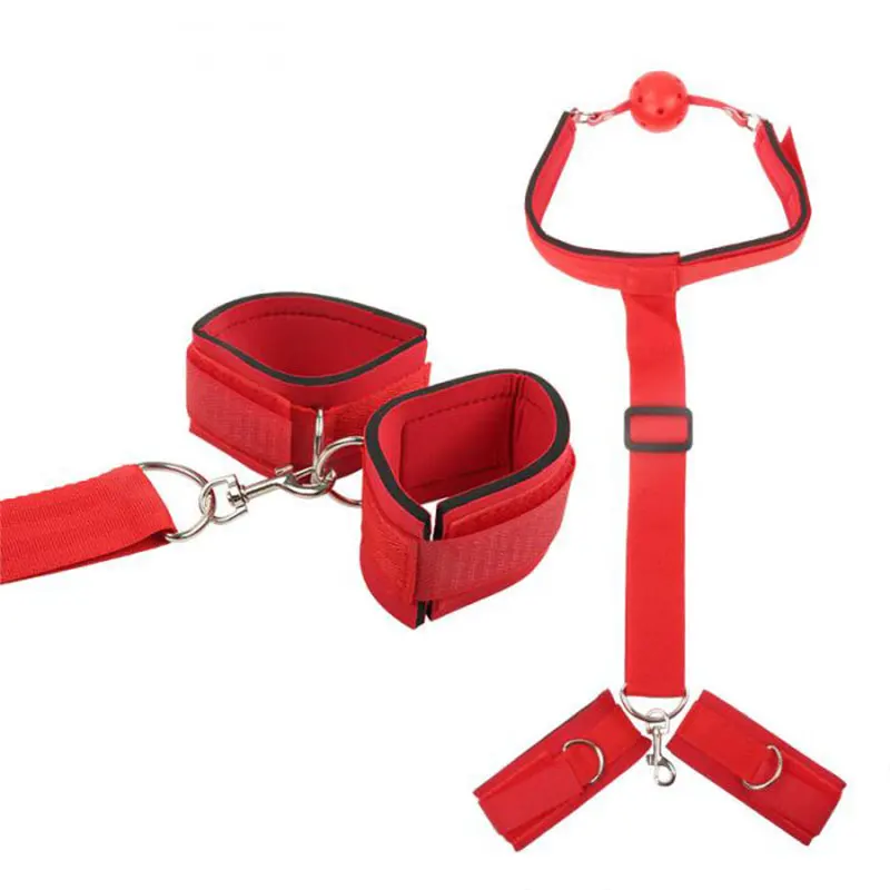 Erotic Bondage Bed Games Adult Sex Products BDSM Sex Bondage Set Women Handcuffs Ankle Cuff Restraints Sex Toys for Couples Anal Erotic Bondage Bed Games Adult Sex Products BDSM Sex Bondage Set Women Handcuffs Ankle Cuff Restraints Sex Toys for Couples Anal