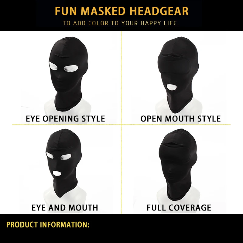 Fetish Slave BDSM Bondage Restraints Sex Mask Mouth Eye Open Head Harness Elasticity Blindfold for Couple New Exotic Accessories Fetish Slave BDSM Bondage Restraints Sex Mask Mouth Eye Open Head Harness Elasticity Blindfold for Couple New Exotic Accessories