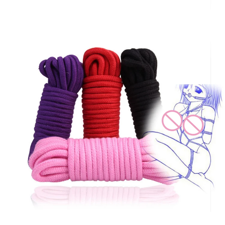 Bondage Restraint Rope Slave Sex Toys For Couples Adult Games Products Shibari Hogtie Fetish Harnes 2/5/10/20M Thicken Cotton