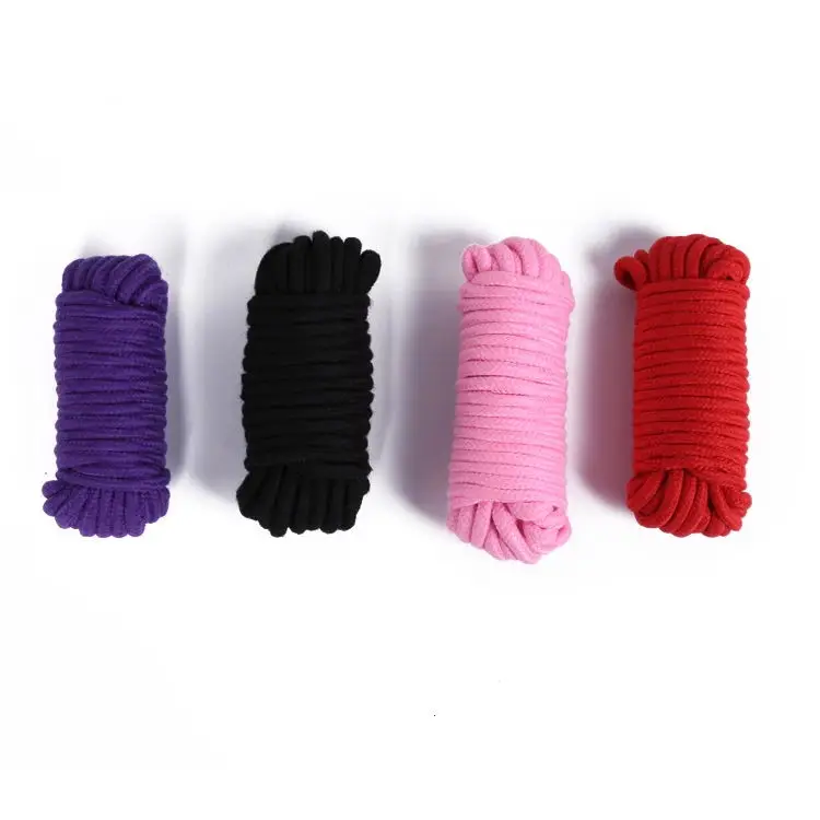 Bondage Restraint Rope Slave Sex Toys For Couples Adult Games Products Shibari Hogtie Fetish Harnes 2/5/10/20M Thicken Cotton