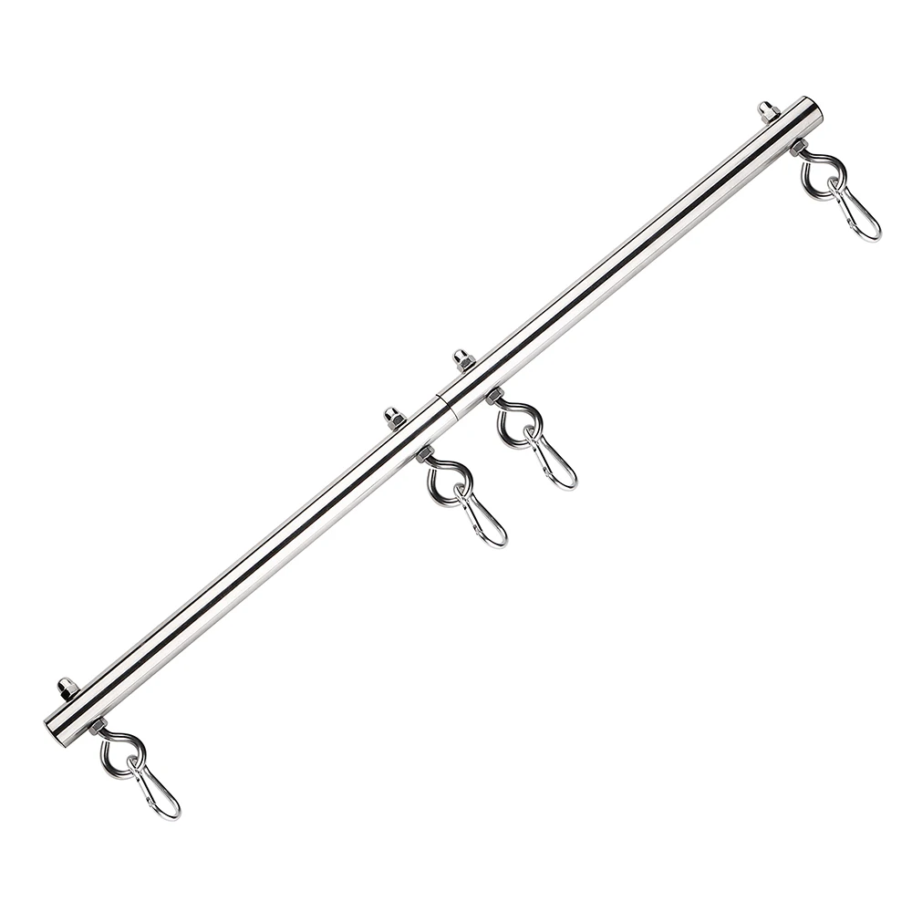 BDSM Bondage Set Stainless Steel Extend Spreader Bar Sex Slave Handcuffs Ankle Cuffs Fetish Restraints Adult Sex Toys for Couple BDSM Bondage Set Stainless Steel Extend Spreader Bar Sex Slave Handcuffs Ankle Cuffs Fetish Restraints Adult Sex Toys for Couple