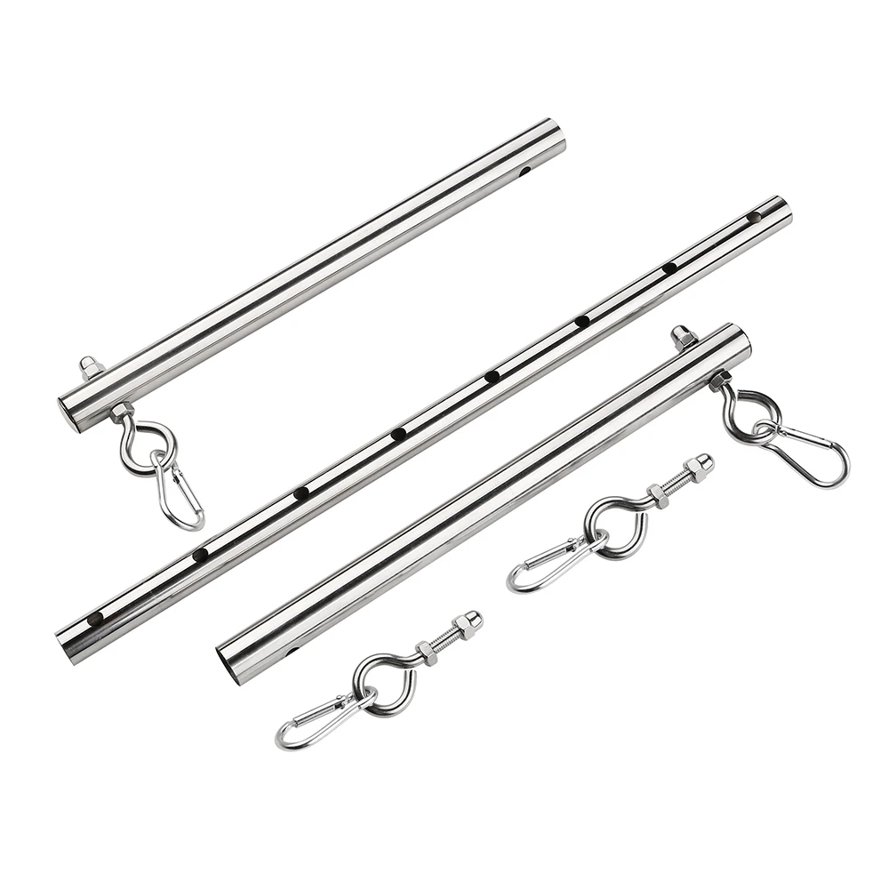 BDSM Bondage Set Stainless Steel Extend Spreader Bar Sex Slave Handcuffs Ankle Cuffs Fetish Restraints Adult Sex Toys for Couple BDSM Bondage Set Stainless Steel Extend Spreader Bar Sex Slave Handcuffs Ankle Cuffs Fetish Restraints Adult Sex Toys for Couple