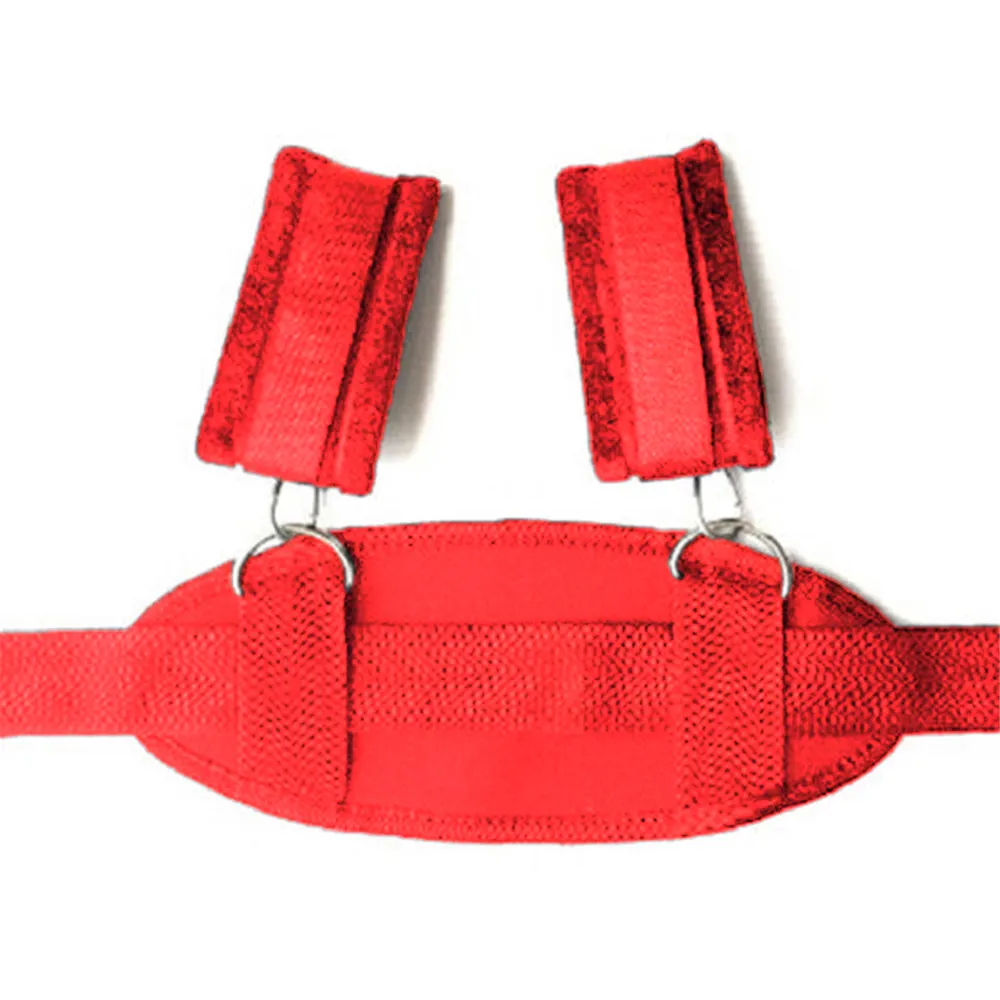 Sexy Nylon BDSM Bondage Kits Handcuffs Ankle Cuffs Sex Games Leather Whip Sex Toys For Couples Women Adult Exotic Accessories