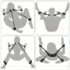 BDSM Adult Erotic Bondage Bed Games Sex Bondage Set Women Handcuffs Ankle Cuff Restraints Sex Toys For Couples Slave Sex Shop