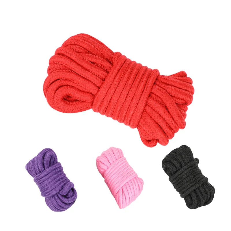 5m/ 10m/ 20m Cotton Rope Female Adult Sex products Slaves BDSM Bondage Soft Rope Adult Games Binding Rope Role-Playing Sex Toy